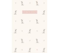 Poodle Notebook: Cute Aesthetic Lined Journal for Poodle Dog Lovers | Cream & Pink Cover