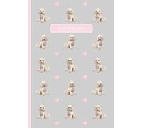 Poodle Notebook: Cute Poodle Lined Journal, Perfect for Anyone who Loves Poodles or Dogs - Grey/Pink