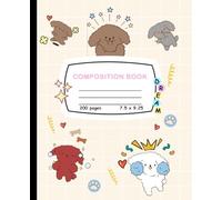 Poodle Pals Composition Notebook: Cute Cartoon Poodles for Fun Notetaking
