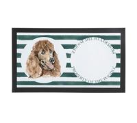 Poodle Pet Bowl Mat - Anti-Slip Dog Feeding Mat, Food & Water Pet Accessories - 44 x 25cm