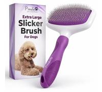 Poodle Pet Slicker Brush Large Size - For Dogs, Cats, Rabbits - Matted/Loose Fur, Knots - Suitable for Doodle/Goldendoodle Grooming and Shredding Short/Long Hair
