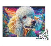 Poodle Puzzle 1000-Piece for Adults And Kids, Difficult Jigsaw Puzzle, Challenging & Relaxing Gift 70x50cm/1000pcs
