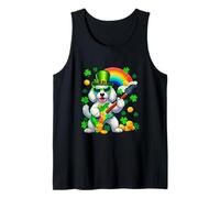 Poodle Sunglasses Playing Guitar St. Patrick's Day Owner Tank Top