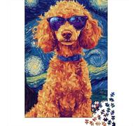 Poodle Unfolded in 1000 Pieces - Discover The Thrill of Wooden Puzzle Solving, An Unmatched Family Fun Experience