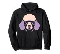 Poodle with Elegant Expression Pullover Hoodie