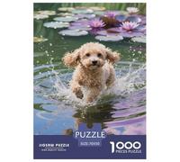 Poodle1000Piece JigsawPuzzlesanimal KidsforAdult Colourful LargePiecePuzzles Age12+byth EducationalGame Uncover The Puzzle 70x50cm/1000pcs