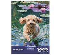 Poodle1000Pieces JigsawPuzzlesanimal ForAdult Challenging LargePiecePuzzles Age12+byth Challenging The Impossible Difficult Game Fun, Challenging 38x26cm/1000pcs