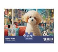 PoodleColossal Jigsaw Puzzles for Adults A Vast Collection of 1000 Advanced, Seemingly Impossible Challenging Puzzle Game Pieces - A Majestic Gift for Determined Adult And Young Adult Enthusiasts Age