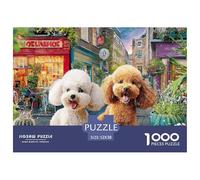 PoodleMonumental Jigsaw Puzzles for Adults Featuring 1000 Advanced, Notoriously Difficult Challenging Puzzle Educational Game Pieces - Designed As The Most Memorable Gift Jigsaw Puzzles for Adults An