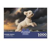 PoodlePuzzle for Adults Game 1000 Piece Home Decoration Challenging There Are Letters on The Back 38x26cm/1000pcs