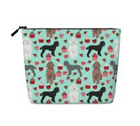Poodles Dogs Print Makeup Bag, Toiletry Organizer,One Pack for Multiple Daily Uses, Business Trip Companion