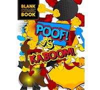Poof VS Kaboom Blank Comic Book