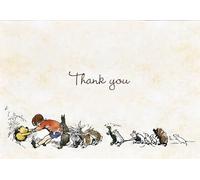 Pooh Bear Thank You Notes (14 Cards, 15 Self-Sealing Envelopes)