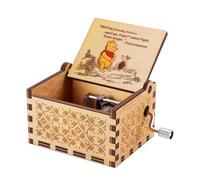 Pooh Music Box for Friend, Wooden Musical Box Gift for Sisters BFF Girlfriend Boyfriend Birthday Valentine Day Anniversary Christmas Play You are My Sunshine
