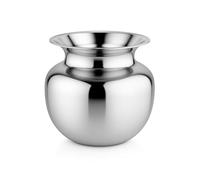 Pooja Home and Temple 1000ml Stainless Steel Silver Lota Kalash - Traditional Water Pot for Worship and Daily Use | Durable & Rustproof