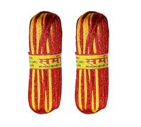 Pooja Moli Silk Thread - 100% Pure & Natural Thread for Puja & Hawan - Pack of 2 |Best for Rituals (Red & Yellow)