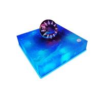Poojaed Magnetic Levitating UFO Lamp, Floating 360°Rotating RGB Galaxy Light Display, Cool Gadgets Desk Decor for Office Home Esports Room, Amazing Gift for Men Girls and Kids