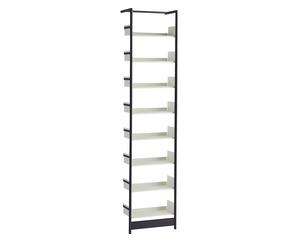 Pool 183 CD-Regal Mox Gestell schwarz Tablaren weiß - MOX POOL 183 SCHWARZ WEISS