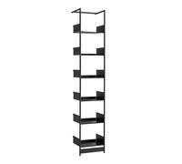 Pool 220 Leaning shelf Mox frame black shelves black - MOX POOL 220 SCHWARZ SCHWARZ