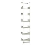 Pool 220 Leaning shelf Mox frame chrome matt shelves white - MOX POOL 220 CHROM M WEISS