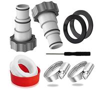 Pool Adapter 32 to 38, Pool Hose Adapter, Pack of 2 Hose Adapters Pool, Pool Hose Adapter Set, Pool Accessories Hose Adapter, Hose Adapter for Pump, Adapter A for Intex Pool