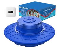 Pool Alarm, Floating Safety Alarm for Inground & Above Ground Pools, 110dB Siren IP68 Waterproof, Smart Wave-Sensing Prevents False Alerts, 262ft Wireless Range, Kids & Pets Safety (Blue)
