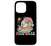 Pool Babe Cute Frog Mushroom Retro Summer Vibes Case for iPhone 13 Pro Max