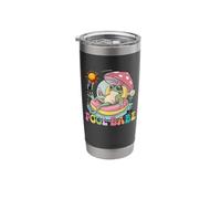 Pool Babe Cute Frog Mushroom Retro Summer Vibes Stainless Steel Insulated Tumbler