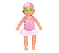 Pool Baby Doll - Swimming Electric Water Baby - Realistic Interactive Movable Joint Kids Toys for Playtime Boy Preschoolers Develop Skills Girl School Learning Bathtub