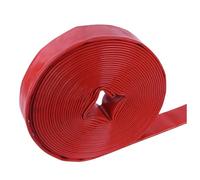 Pool Backwash Hose, Flat Drainage Hose PVC Coated Backwash Discharge Swimming Pool Pump 1 to 10 inch(20m,6-inch)