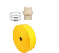 Pool Backwash Hose, Lay Flat Water Discharge Hose 65mm 2.5 inches 1Mpa Multiple Lengths(20meter)
