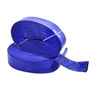 Pool Backwash Hose, PVC Coated Flexible Discharge Hose for Submersible Pump Drainage Pool Backwash, 1-10 Inches(50m,3-inch)