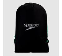 Speedo Unisex-Adult Pool Bag | Swim Bag | Kit Bag, Black/Green Glow, One Size