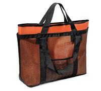 Pool Bag - Foldable, Lightweight and with Large Capacity, Women's Mesh Handbag for the Swimming Pool, for Mobile Phone, Clothes, Hat, Cosmetics, Outdoor, Travel, Holiday, Lake, River and Cruise