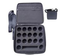 Pool Ball Case, Billiard Carrying Case, Portable Large Capacity, Padded Shoulder Strap, Ideal for Game Night Storage Solution, 13.78x13.78x3.15 Inches, Black Color, 1 Piece