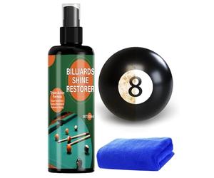 Pool Ball Cleaner - 100ml Mild Fog, Long-Lasting Pool Ball Restoration Spray, Effective Solution Table Maintenance | Cue Sports Cleaning Spray Men Husband Wife Son Daughter Youth Teen