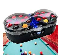 Pool Ball Cleaner, 2-Min Fast Polishing Machine with Wool Felt, for 16 American or 22 Snooker Balls, Home Game Room & Club Use, White