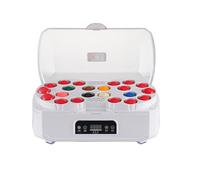 Pool Ball Polishing&Cleaning Machine,Pool Ball Cleaner Machine - Billiard Ball Polisher With Lcd Display and Wool Felt Grooves, Forward/Reverse Cycles, Dual-Motor Disc Washing(22 goals,Without drying)