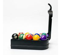 Pool Ball Rack Press-Type Launcher, Precision Billiards Training Rack Pro for Snooker & Nine Ball Practice, Portable Triangle Ball Setter with Anti-Slip Base, Single-Player Skills Trainer Equipment