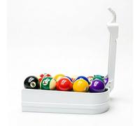 Pool Ball Rack Press-Type Launcher, Precision Billiards Training Rack Pro for Snooker & Nine Ball Practice, Portable Triangle Ball Setter with Anti-Slip Base, Single-Player Skills Trainer Equipment