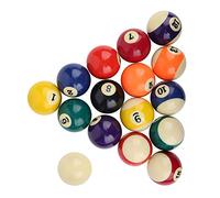 Pool Balls Billiard Set, 16pcs 2.3in Resin Professional Billiard Ball Complete Set Pool Balls Billiard Balls Style Billiard Ball for Game Rooms, Sports Games