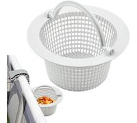 Pool Baskets for Skimmers - Replacing Strainer Basket with Handle,Pool Cleaning Replacement Accessory for Removing Leaves Hair Grass Scum