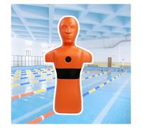 Pool/Beach And River Simulator Rescue Dummy, Fire Training And Drill Model, For Water Lifesaving Competitions(Orange)