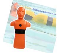Pool/Beach And River Simulator Rescue Dummy For Drowning Prevention, Pool Lifesaving Model With Three Water Injection Holes(Orange)