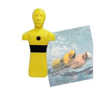 Pool/Beach And River Simulator Rescue Dummy For Water Rescue Competitions With Three Water Injection Holes(Yellow)