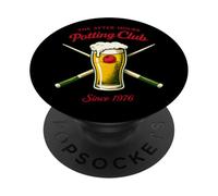 Pool Billiards Snooker Late Hours Potting Club Cue Ball PopSockets Adhesive PopGrip
