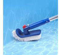 Pool Brush Head, 180 Degree Rotation Hand Scrub Brushes, Cleaning Pool Walls,Steps & Corners, For Inground/Above Ground Swimming Pools, Spa