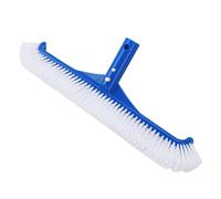Pool Brush Head for Pool Walls, Pool Brush with 17in Wide Nylon Bristles, Compatible with 1-1/4in Standard Pool Poles, Suitable for Concrete & Gunite Pools