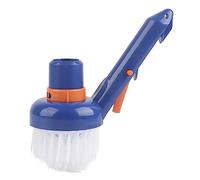 Pool Brush, Nylon Pool Step Vacuum Brush, Swimming Pool Cleaning Brushes, Corner Vacuum Brush, Pool Scrubber Brush, Pool Vacuum Head with Compact Size for Pool Spa Hot Tub