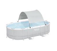 Pool Canopy For Above Ground Swimming Pool Accessories Bestway Grey One Size